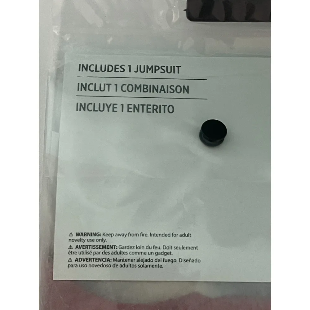 Adult Metallic Glam Rock Jumpsuit Size‎ S/M Size 4 - Image 4