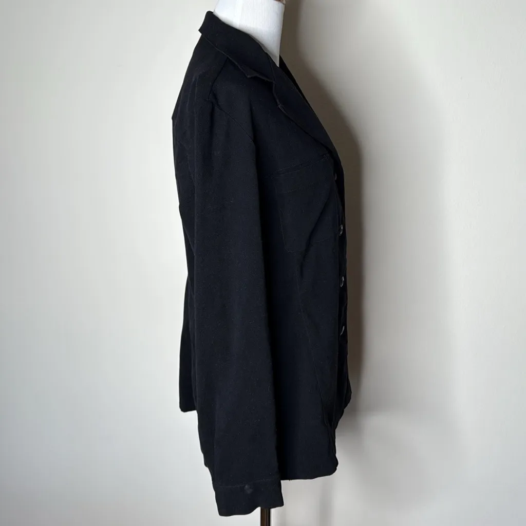 Express Black Faux Suede Shacket - Image 4