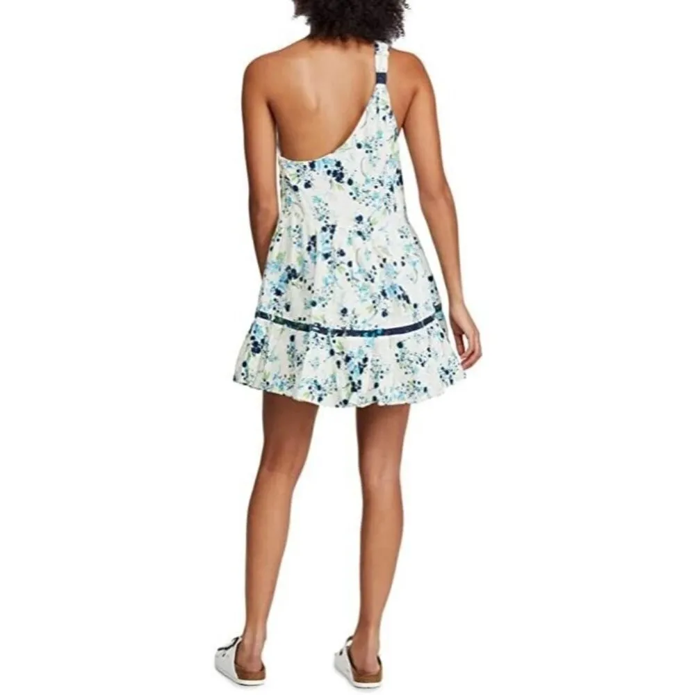 Free People All Mine Collection Floral Print One Shoulder Miniskirt Dress M NEW - Image 2