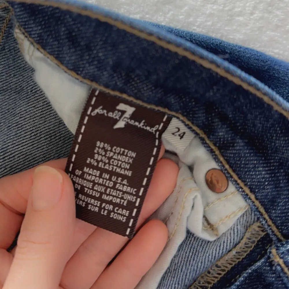 7 For All ManKind womens bootcut size 24 midnight rain - Image 8
