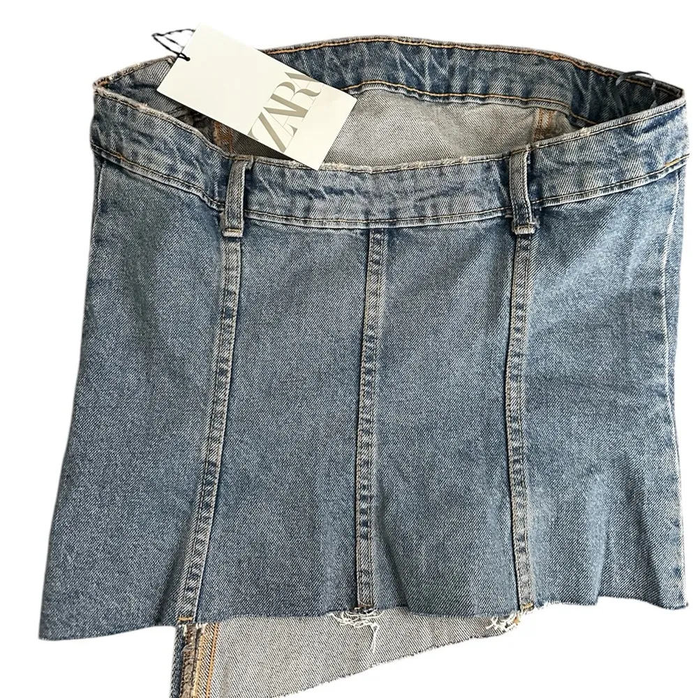 ZARA CORSET Style Denim Jeans - Image 4