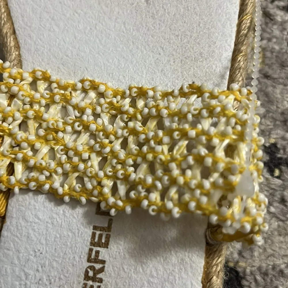 Karl Lagerfeld beaded stretch straps size 9 - Image 3