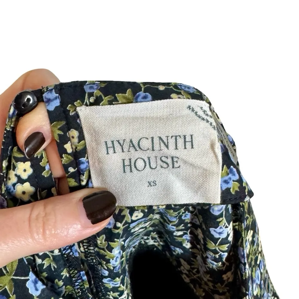 Hyacinth House Quinn Tiered Mini Dress in Black Floral Tuckernuck - Image 9