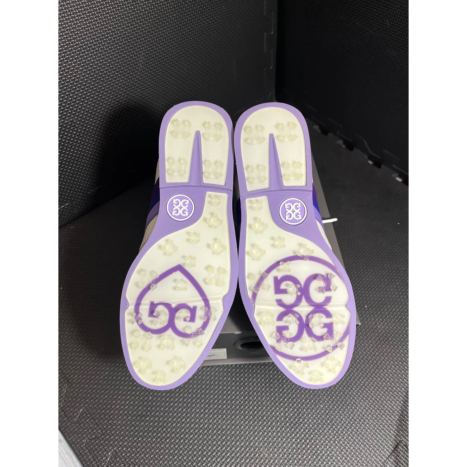 NEW G/Fore Women's SIZE 6 G4‎ Grosgrain Brogue Gallivanter Golf Shoe Purple - Image 6