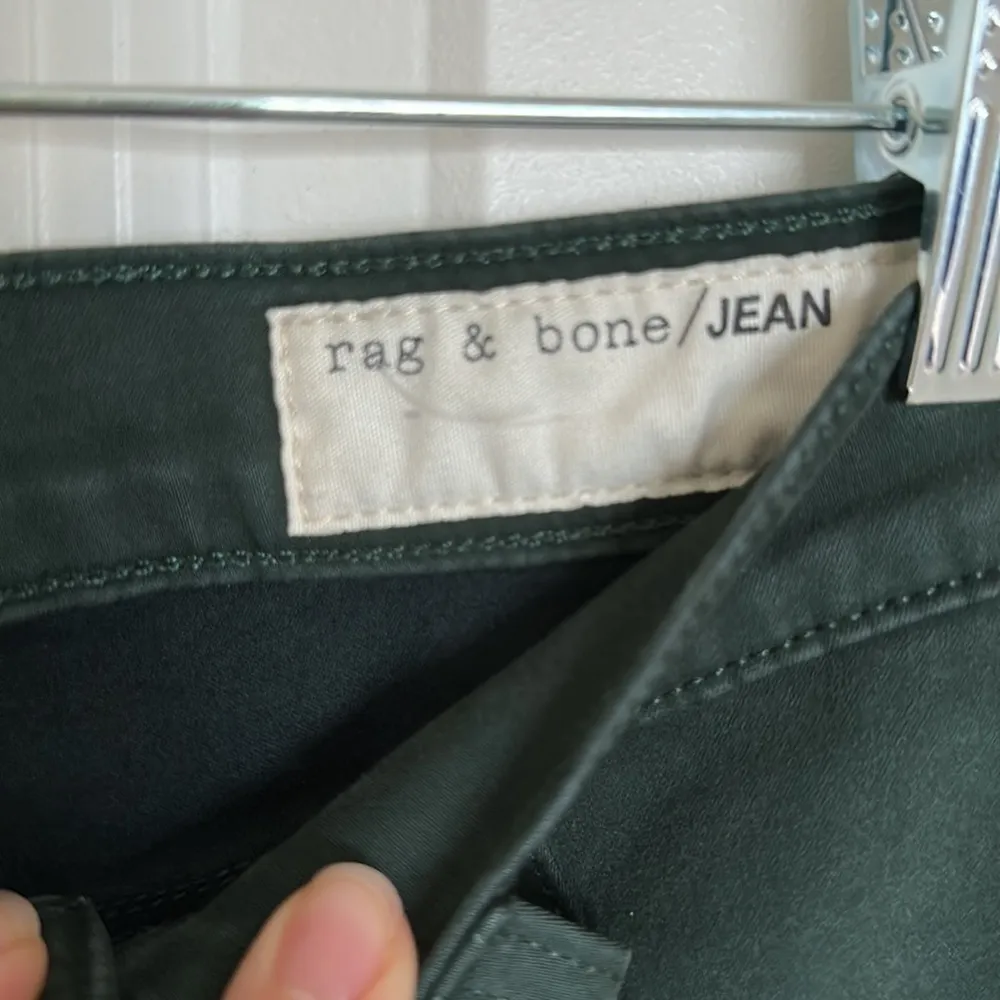 Dark green rag and bone stretch jegging size 29 - Image 3