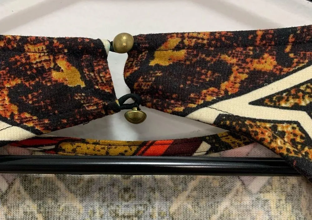 Rampage Reptile Print Aztec Bodycon Open Back Dress Size Medium - Image 9