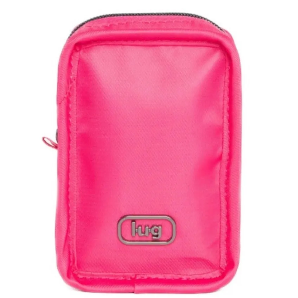 LUG DRIZZLE MINI ZIP STORAGE POUCH POWERFUL PINK - Image 2