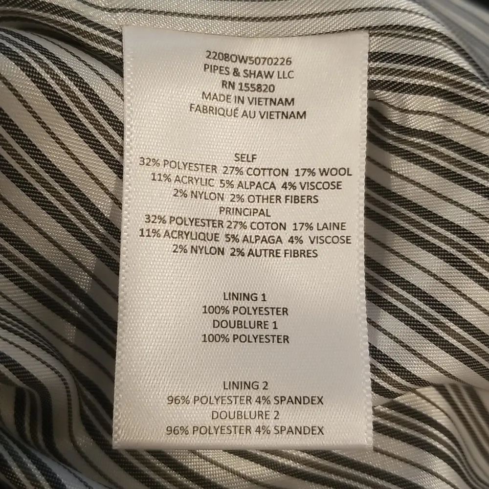 đź’•VERONICA BEARDđź’• Deena Plaid Double-Breasted Dickey Coat ~ Bordeaux Large NWOT - Image 13