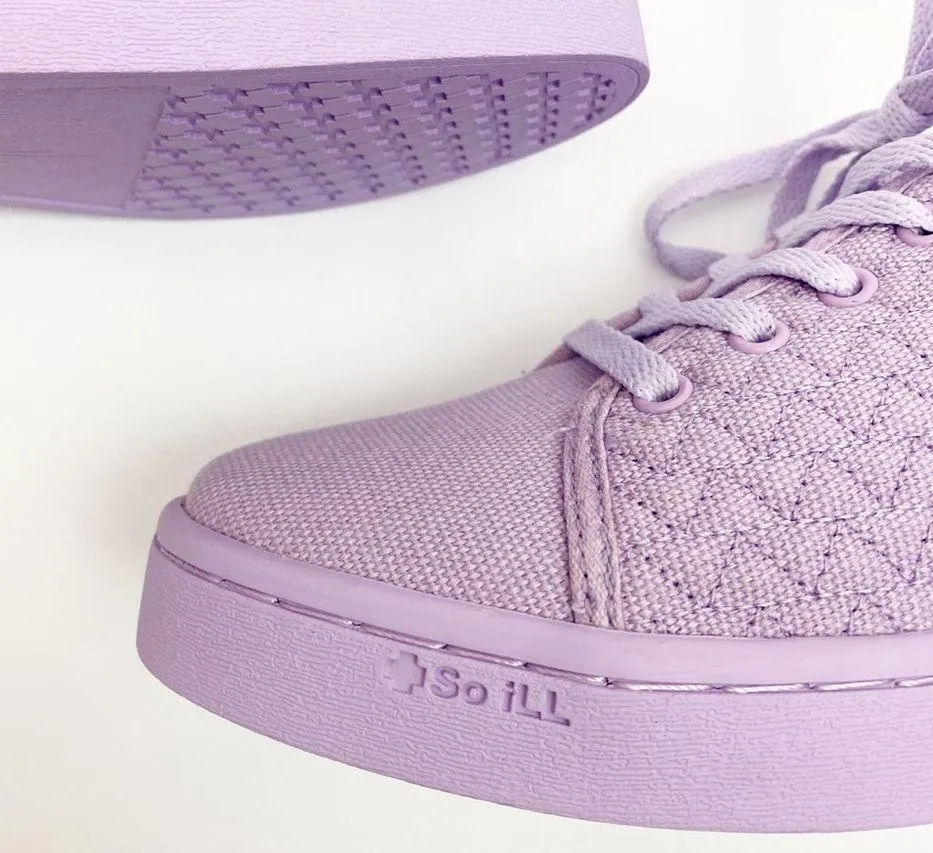 So iLL x Jason Momoa Yaya Lavender Roamer Lace Up Sneakers Size 8 - Image 9