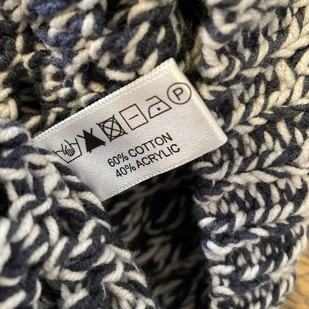 Lisa Todd Open Knit Sweater Black White Pullover Long Sleeve Lightweight Boho‎ Size XS - Image 6