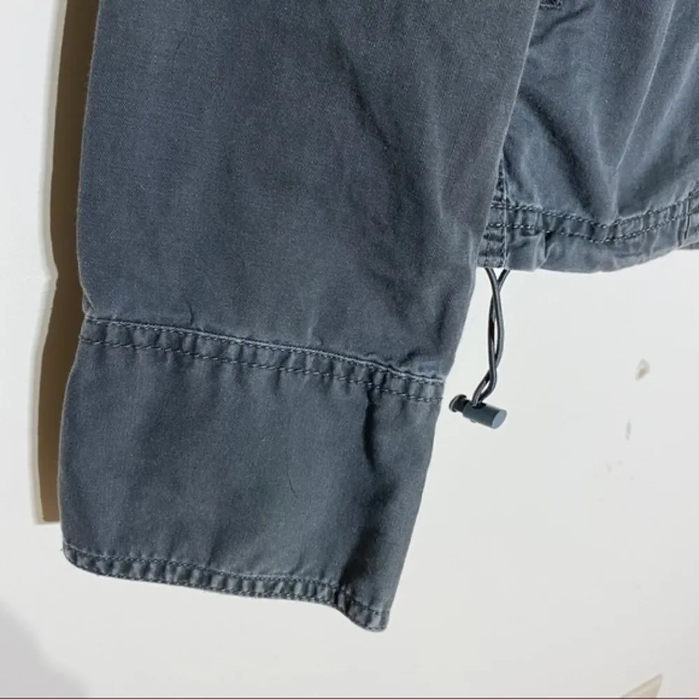 Converse One Star Olive Grey Full Zip Utility Jacket S - Image 7