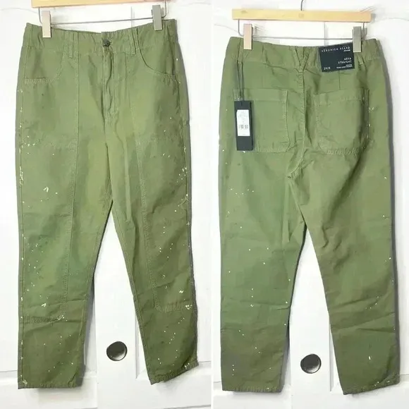 NWT Veronica Beard Arya Straight Carpenter Pants Size‎ 29 - Image 6