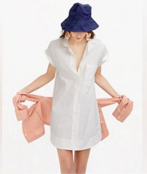 J. Crew Short Sleeve Shirt Dress - Image 2
