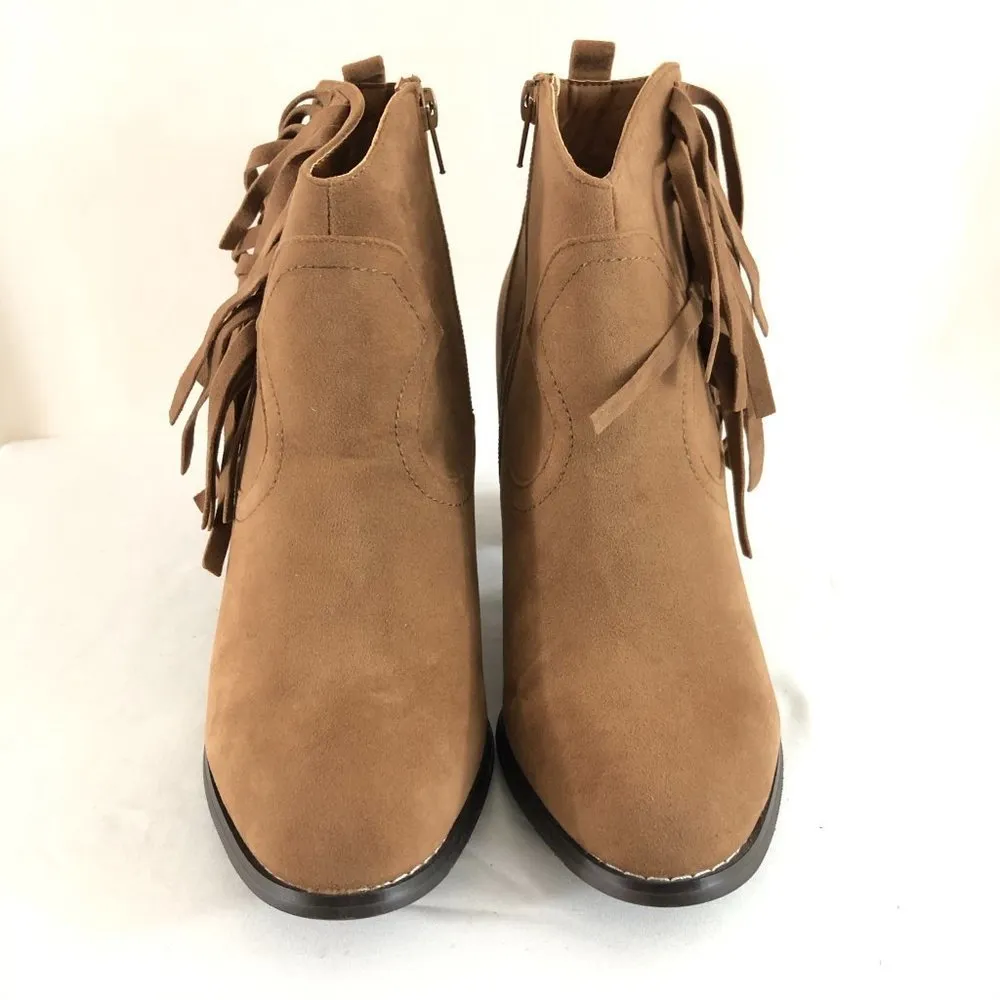 Journee Collection Womens Ankle Boots Western Boho - Image 2