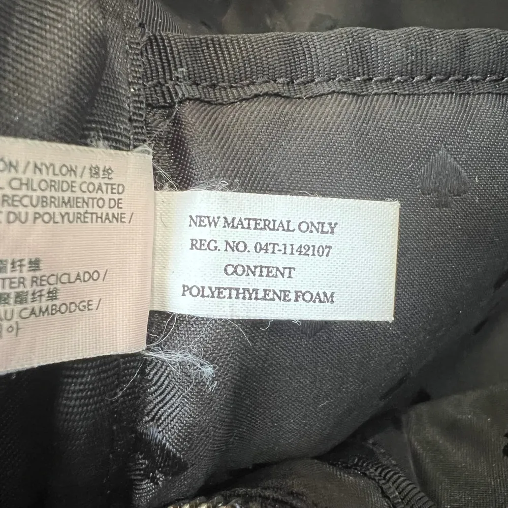 Kate Spade Black Backpack Lightweight Travel School Everyday Carryall - Image 12