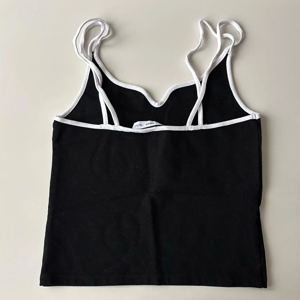 Mango Sweetheart Neck Top - Image 2