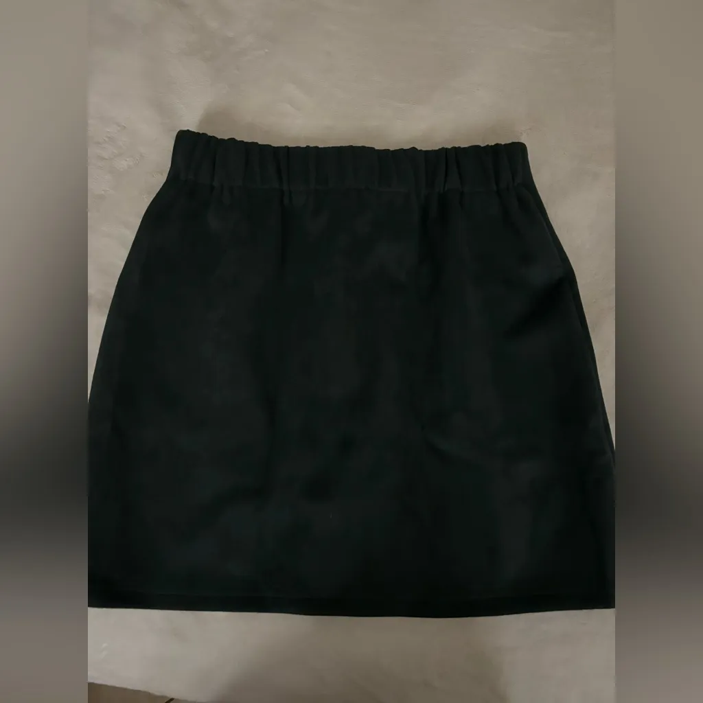 Shinestar Black Lace-Up Mini Skirt - Image 3