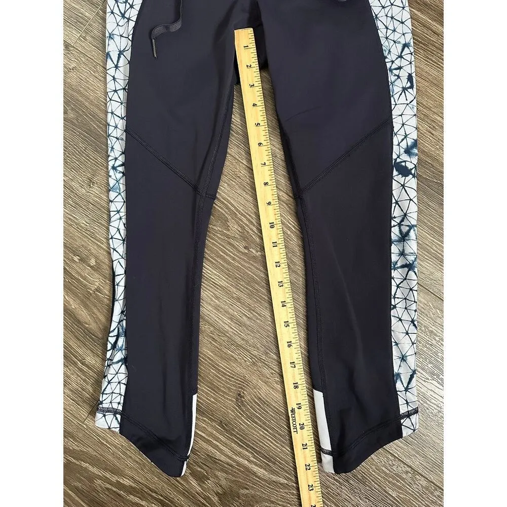 Lululemon Retreat 7/8 Pant Naval Blue / Star Crushed Silver Fox Deep Navy 2 - Image 2