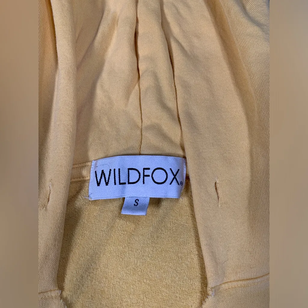 Wildfox  bayou babe yellow hoodie small - Image 4