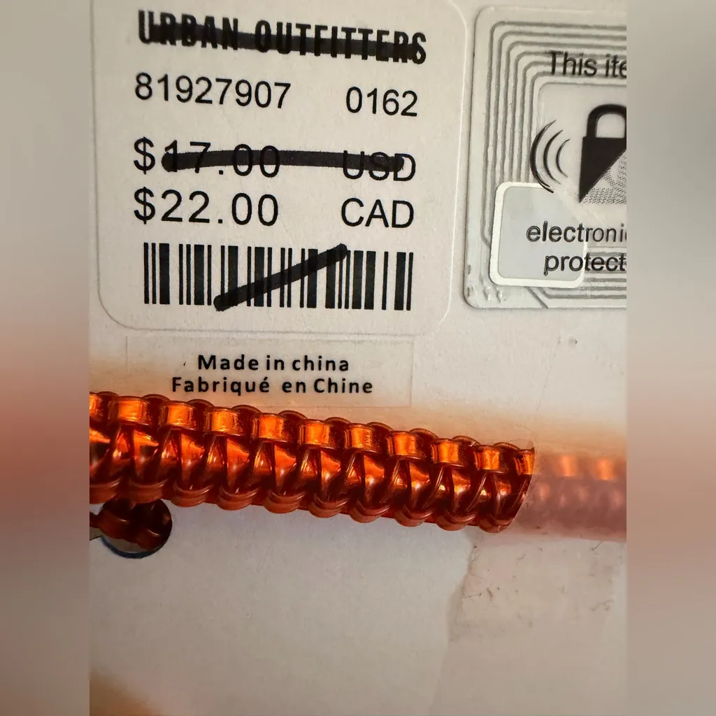 Urban Outfitters Orange and Teal Beaded Choker Necklaces NWT - Image 8