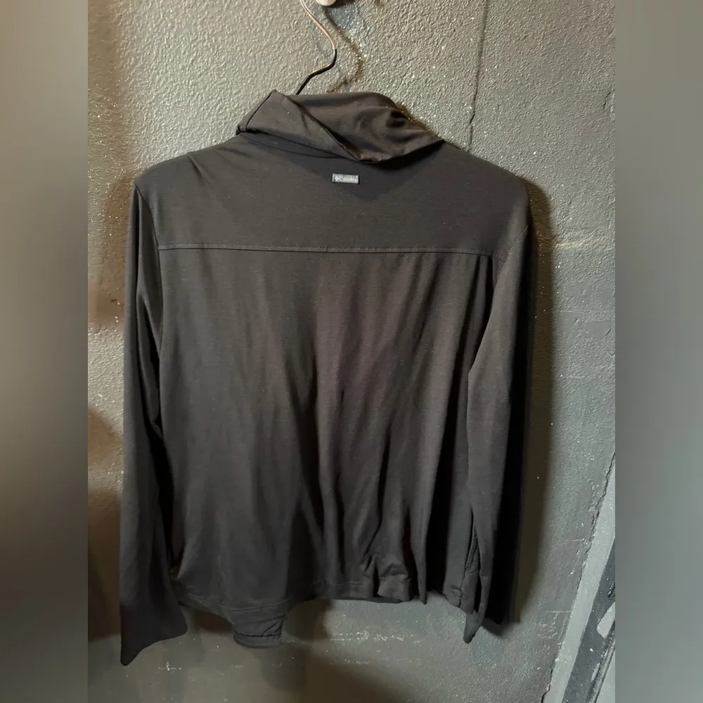 Columbia Black Omni-Wick Asymmetrical Zipper Jacket Size Large - Image 4