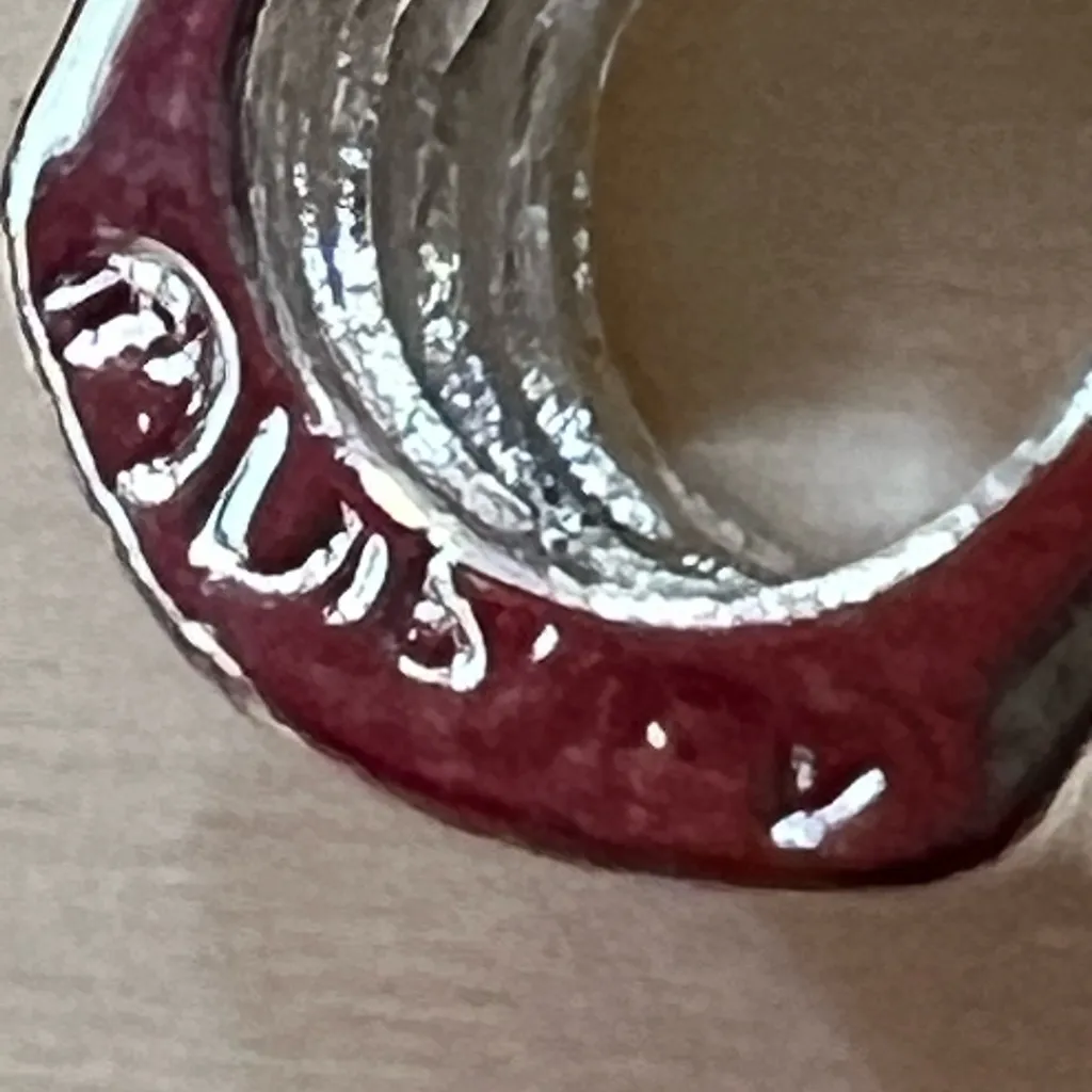 Chamilia Mickey Mouse 925 Sterling Silver Green Cubic Zirconia Charm Bead - Image 7