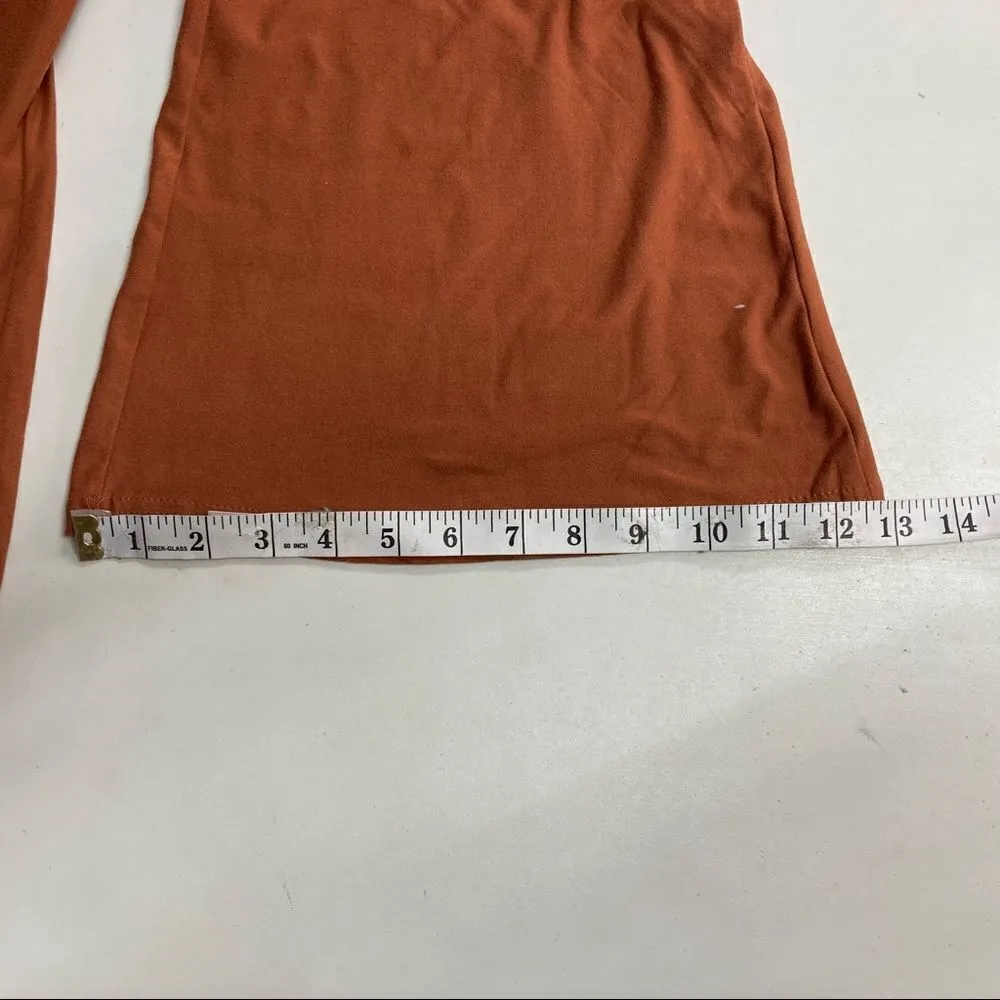 NO‎ BO, Women’s Juniors, wide Leg, Orange Pants, Size XL/XG, (15 - Image 4