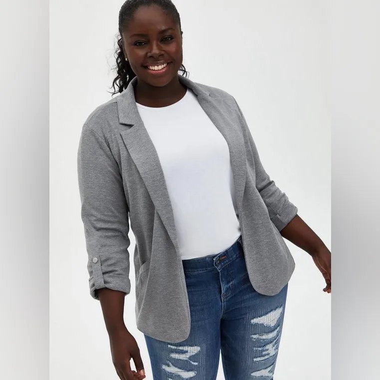 Torrid gray  Open Front Blazer 3x - Image 2