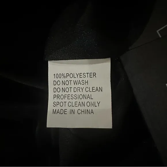 Ieena for Mac Duggal Black Faux Leather‎ Fit & Flare Dress Cutout Size 2 - Image 13