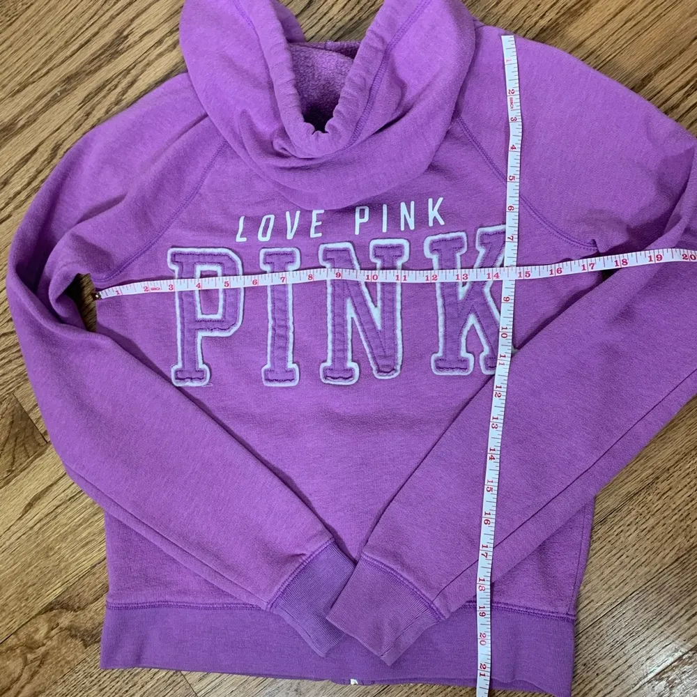 VS PINK Zip Up “PINK” Logo Hoodie - Image 7