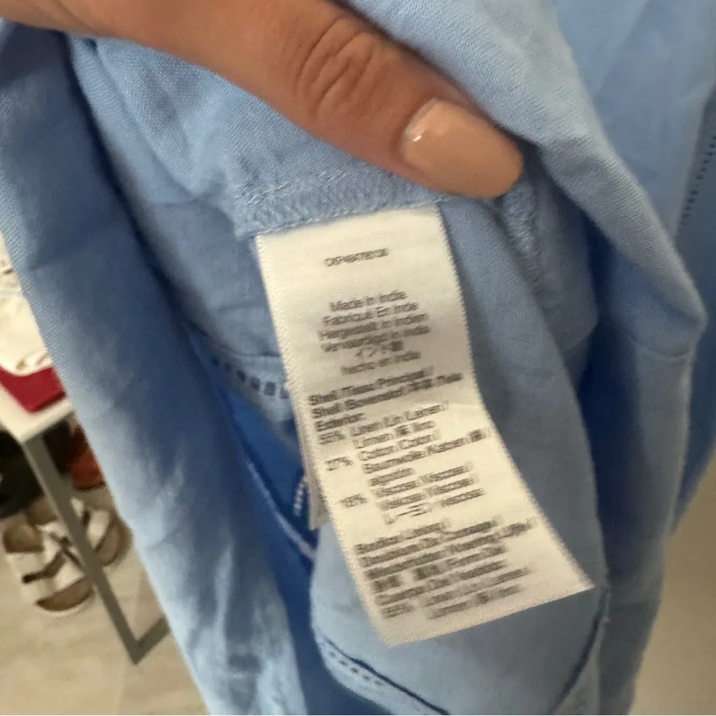 Madewell Sweetheart Midi Linen Blend Dress Size 8 - Image 4