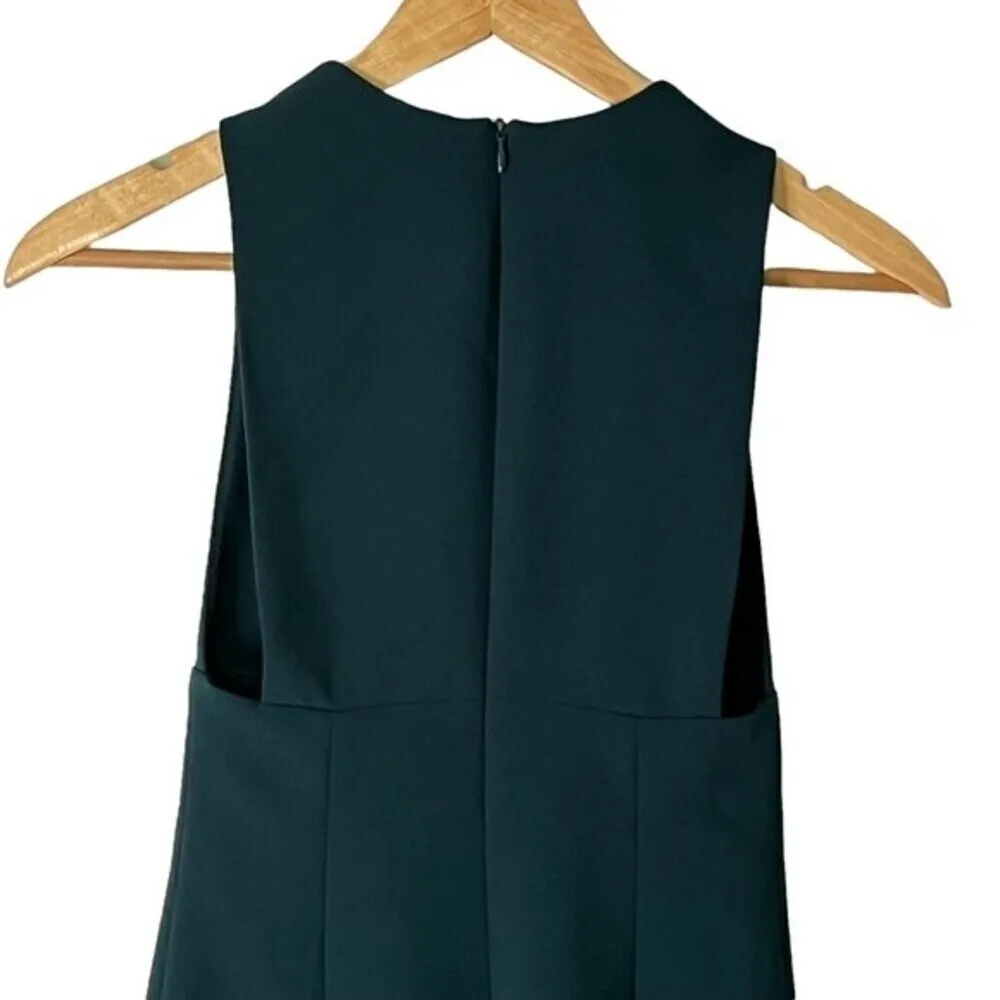 Artizia Wilfred Montbrun Mini Dress Fit and Flare Green Size 00 - Image 5