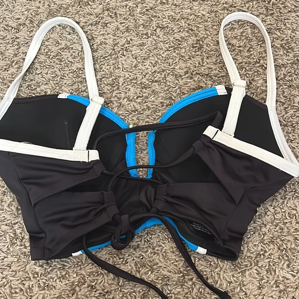 A Che Bikini Swimsuit Tankini Colorblock High Waist X - Image 3