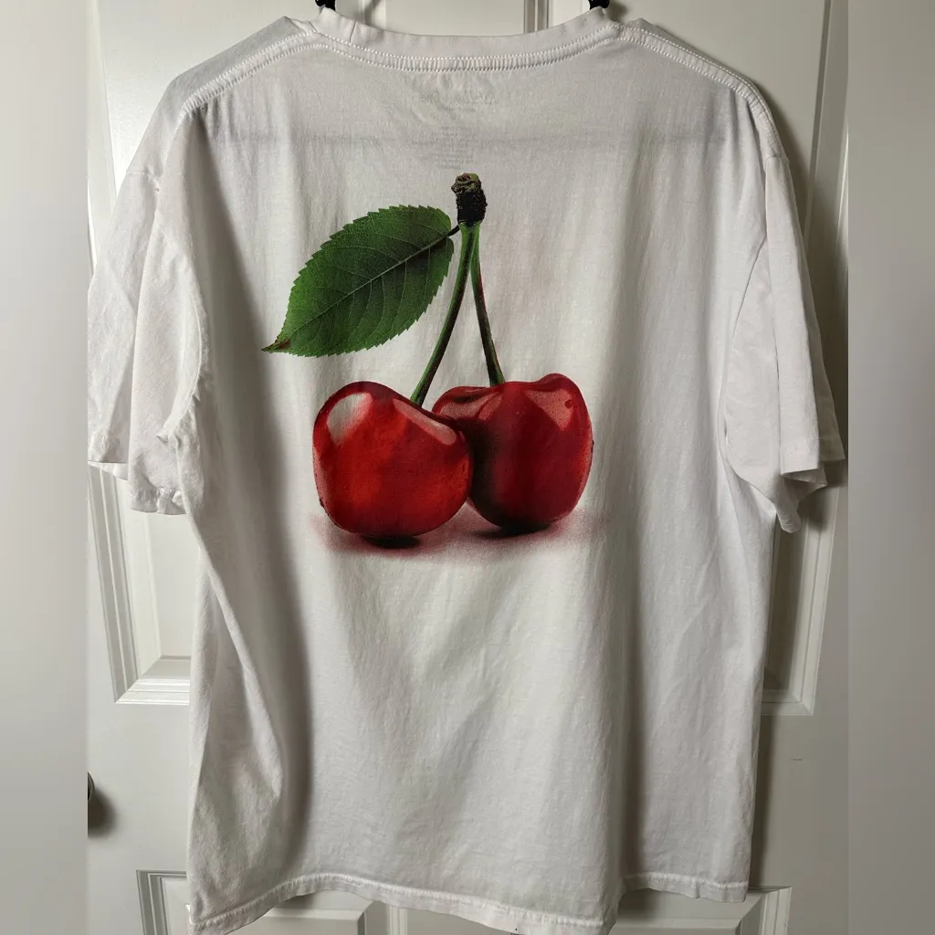 Rebellious One  Mon Cheri Cherry Delight White Tee / Size L - Image 2