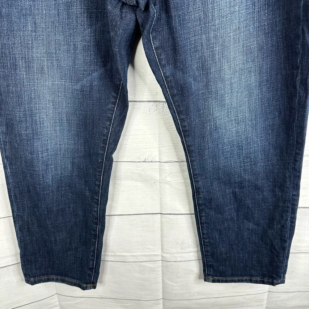 FRAME Womens size 33 Le Garçon Crop Covant Denim Jeans LGJC6540 - Image 6