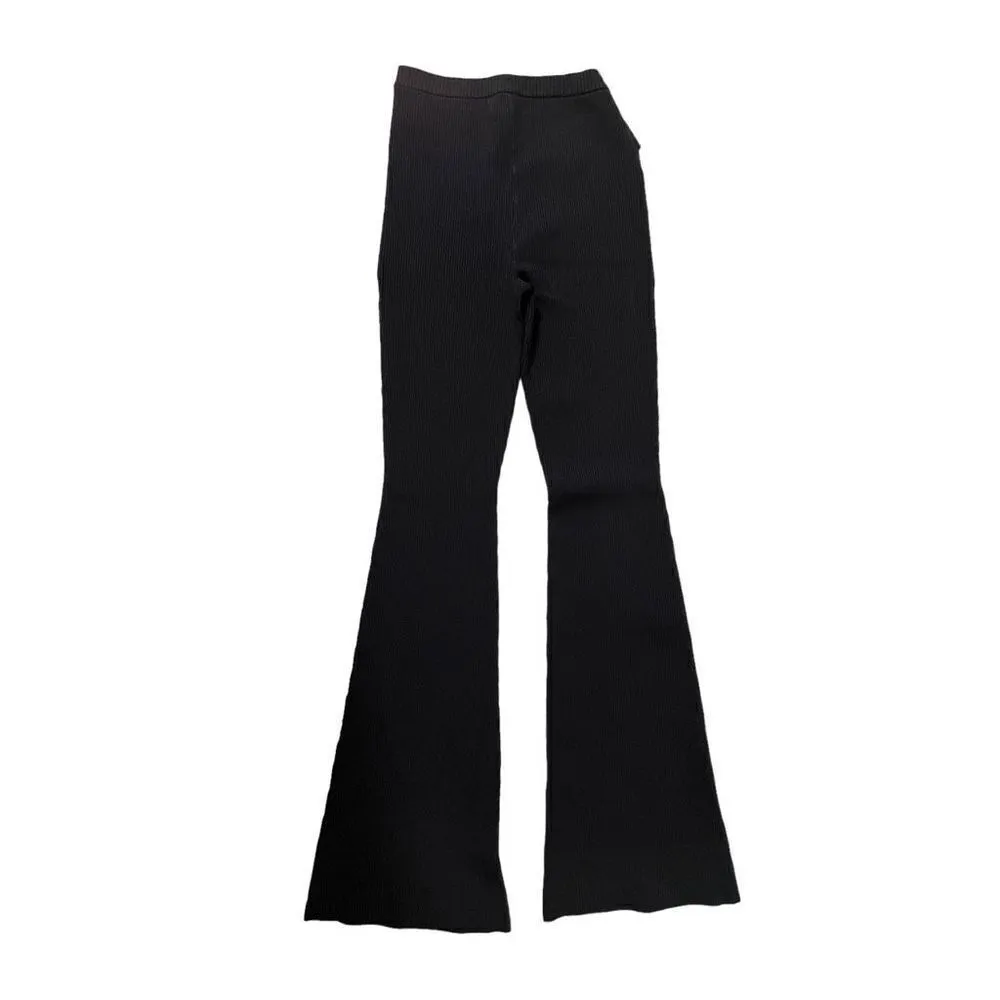 NICHOLAS Kari Double Rings‎ Rib Knit Pant in Black Black - Image 10