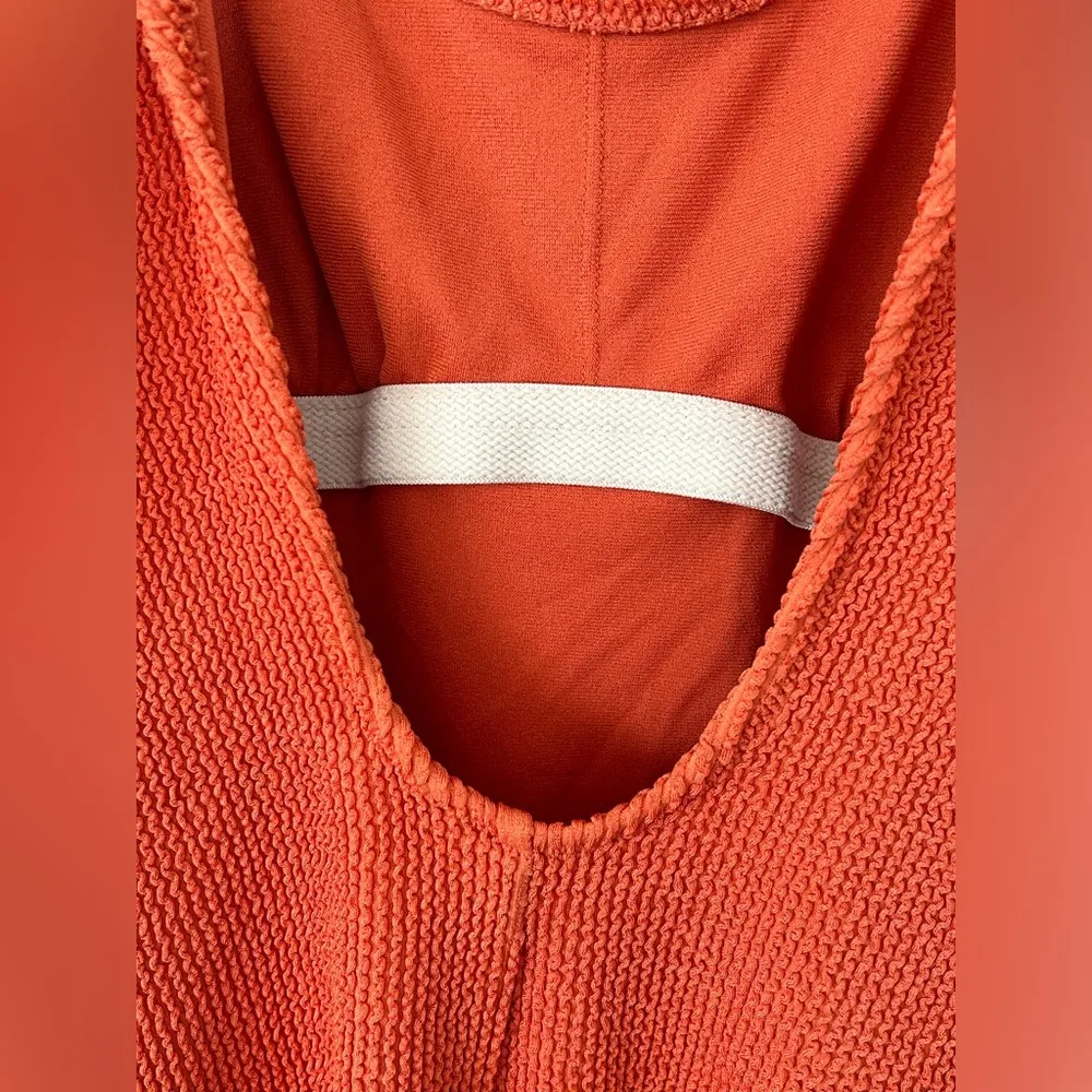 onepiece swimsuit orange rust Sz M - Image 7