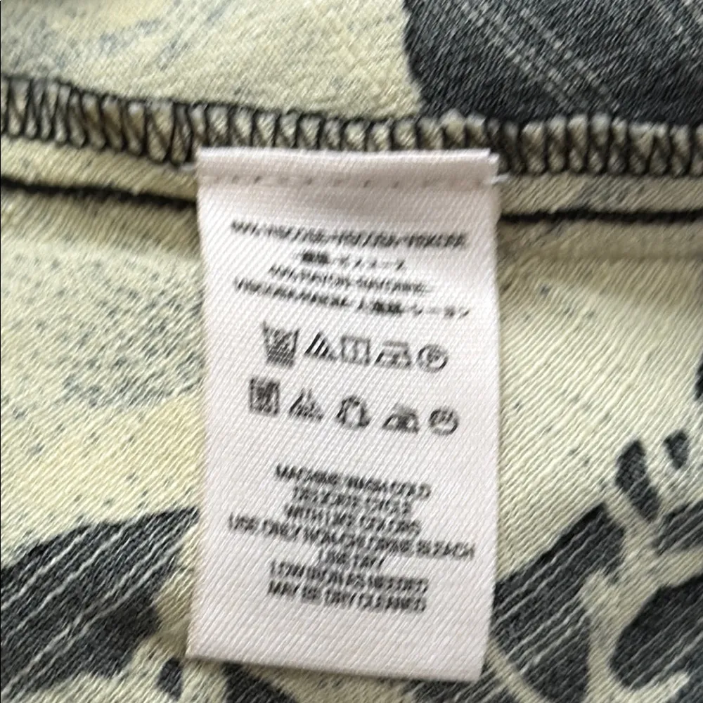 Free People Black and Cream French quarter print grap Mini Dress - Image 10