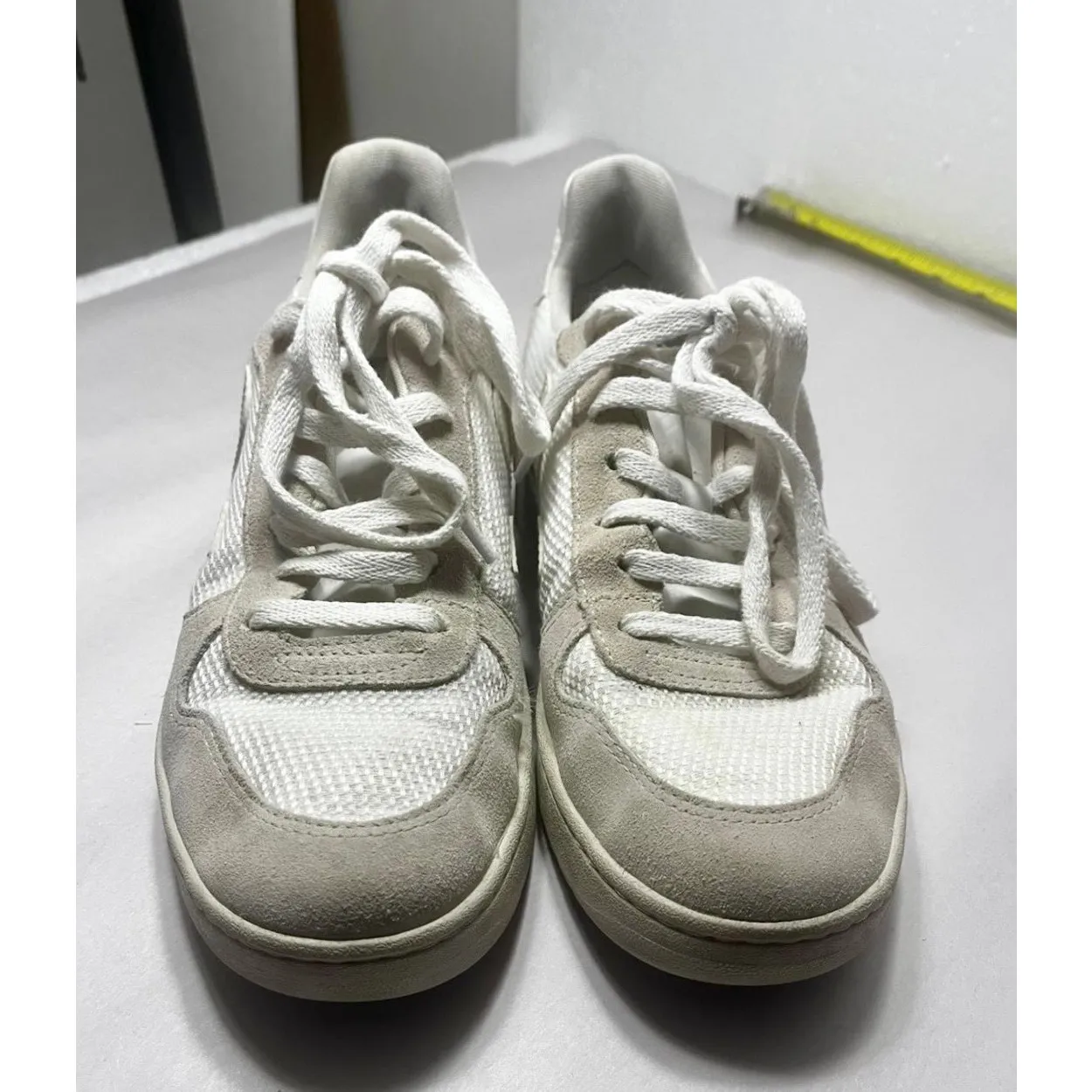 Veja V-10 B-Mesh White Natural Pierre Trainers sz. 8.5 Men's and 10.5 Women's - Image 8