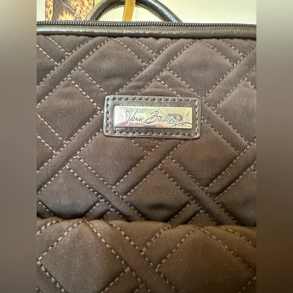 Vera Bradley Backpack Brown Quilted - Image 2
