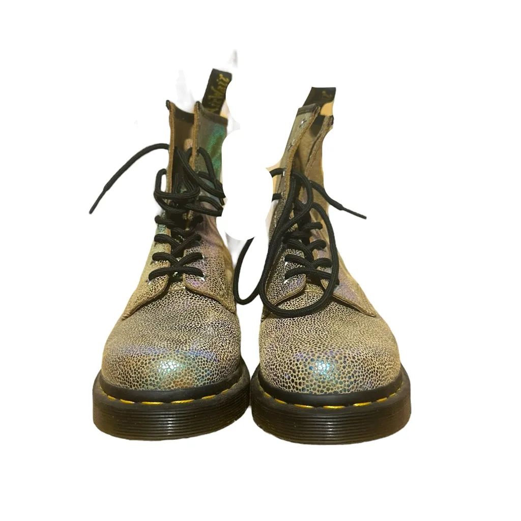 Dr. Martens Pastel Rainbow Platform Boots 8 eu 39 - Image 4