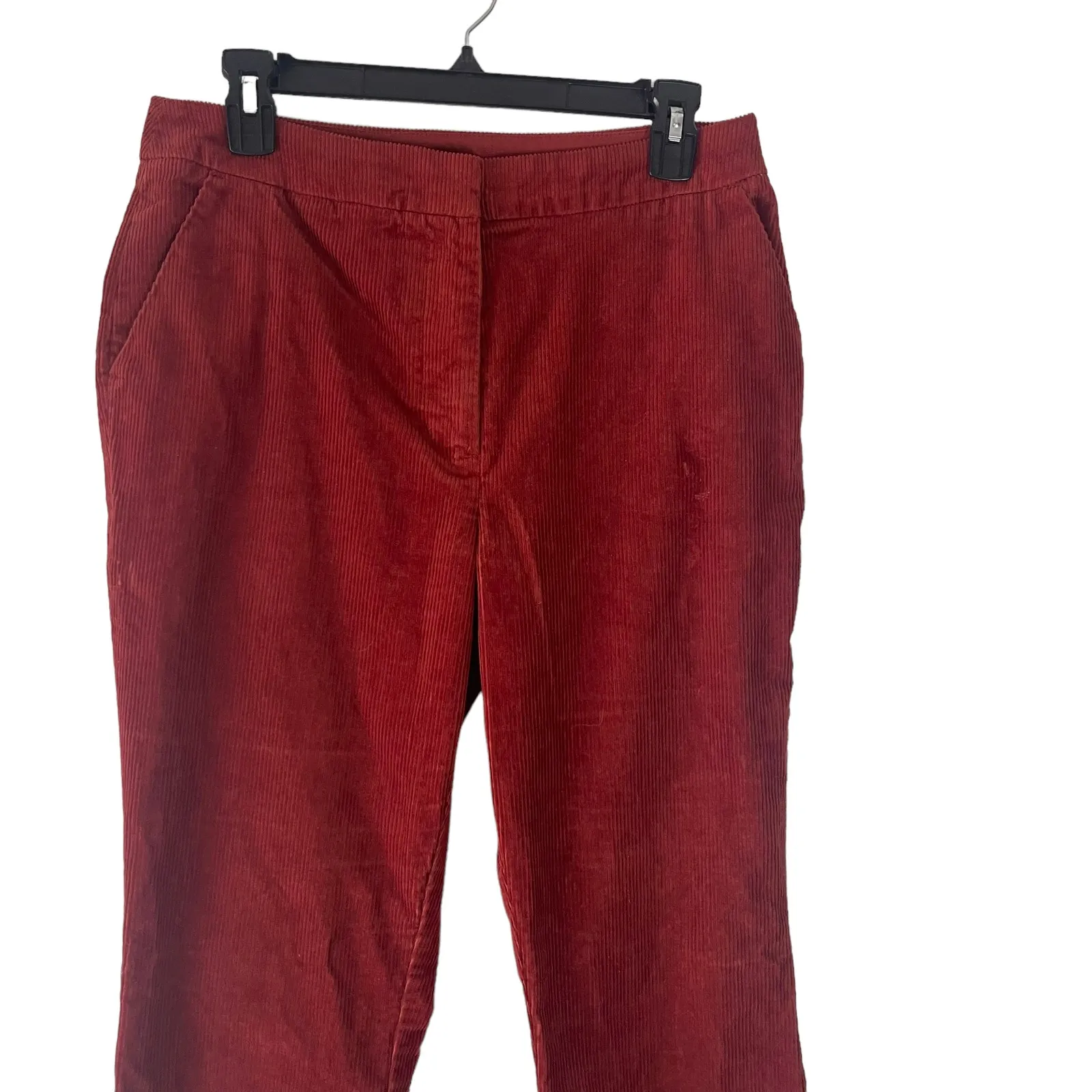 Boden‎ Women's Size 12L Rust Orange Corduroy Bootcut Pants - Image 2