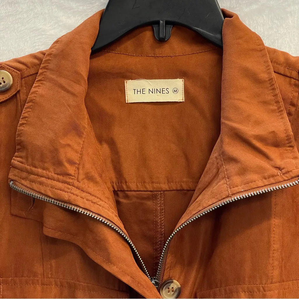 The Nines Rust Orange Jacket Size Medium Brown - Image 2