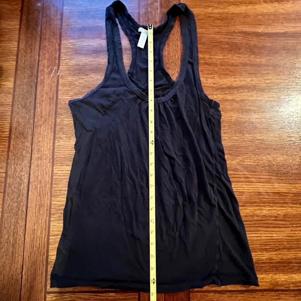 Ambiance Apparel Black Sleeveless Racerback Tank Size Large - Image 6