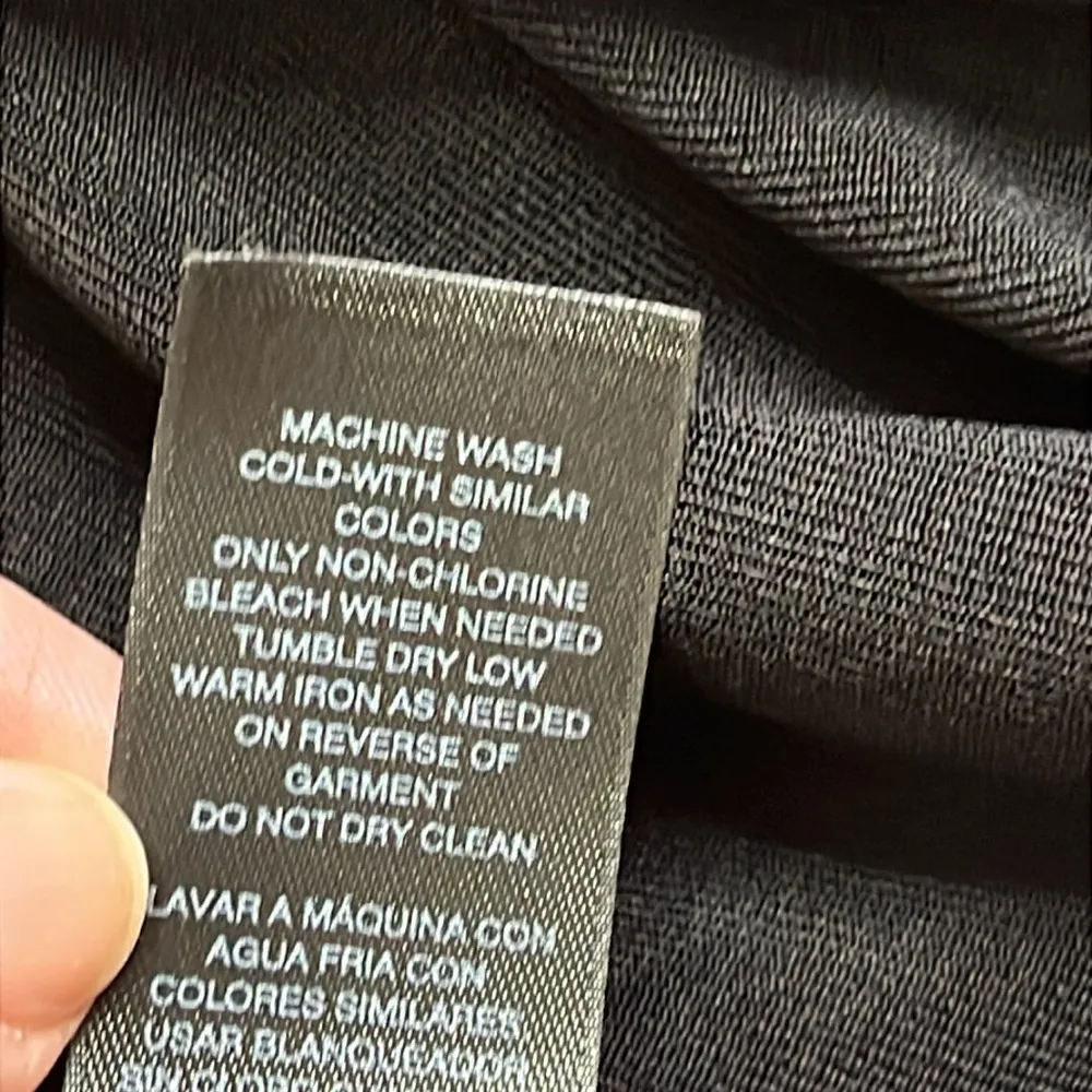 Chico's travelers Hazy Ikat open front 3/4 sleeve cardigan, size extra large - Image 9