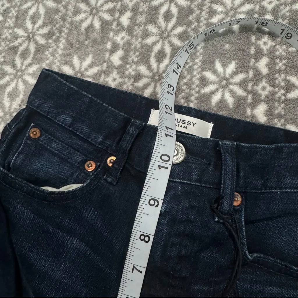 NWT MOUSSY VINTAGE Crawford RebirthHigh Rise Skinny Jeans Size 24 Blue - Image 12