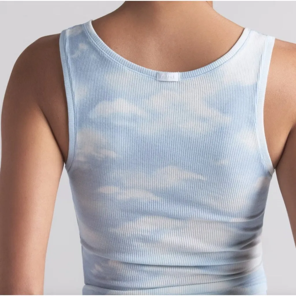 SKIMS Cotton Rib Tank in Blue Cloud Size X-Small - Image 8