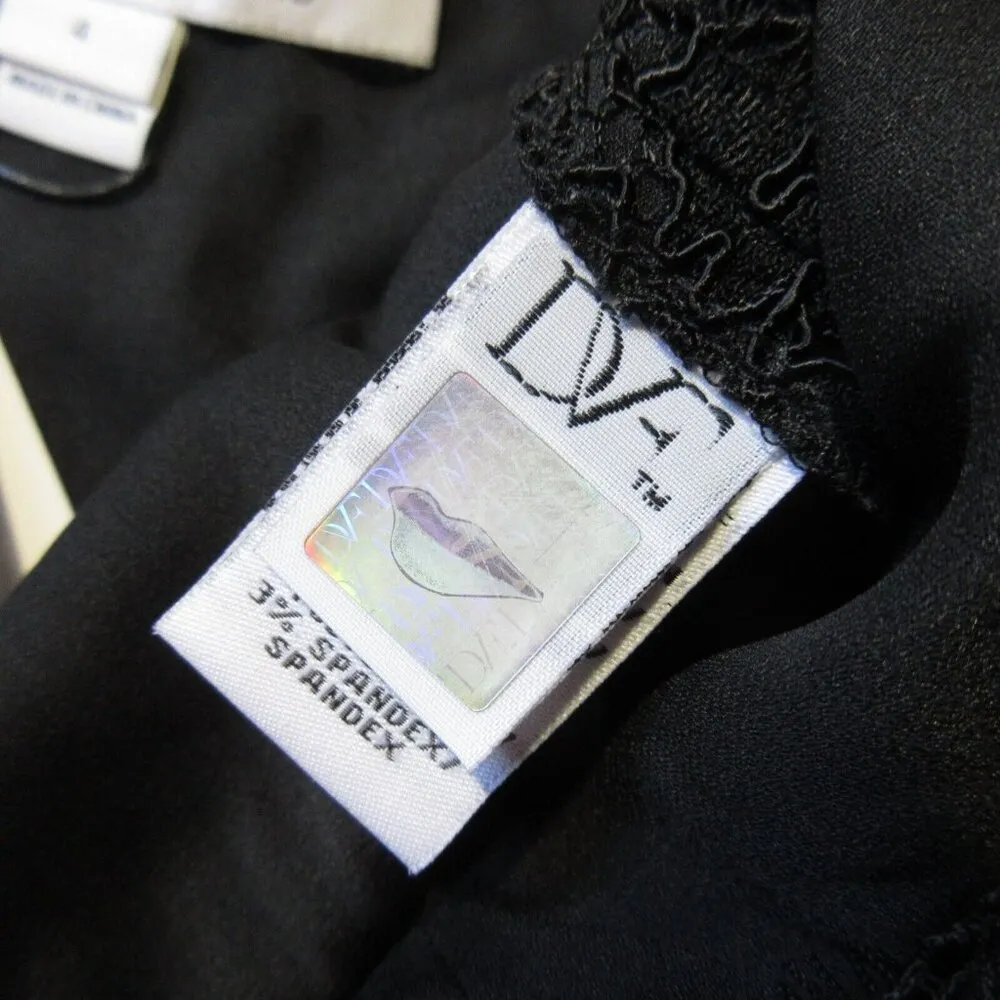 NWT Diane Von Furstenberg DVF Marlowe in Black Lace Bodice Jumpsuit 4 $598 - Image 7