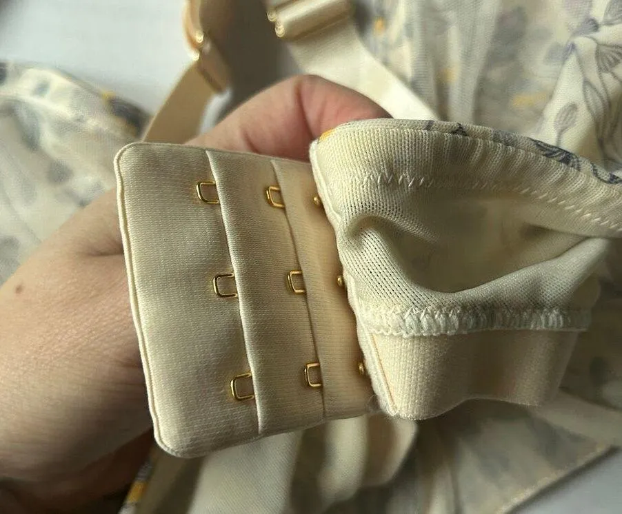 ThirdLove Unlined in bloom Mesh Scoop Bra Underwired Size 42E - Image 4