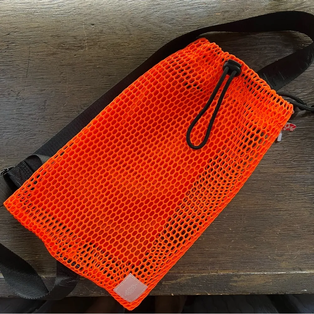 Free People Movement Mini Mesh Sling Bag in Orange - Image 2